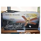 New Sunlight Ceiling Fan / Light Model HC542