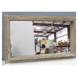Large Rustic Chunky Western Mirror