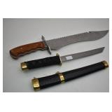 3 Tomahawk Brand Hunting Knife, Sword