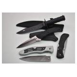 (4) Knives: Frost Cutlery Flying Falcon, Budk