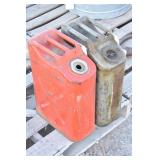 (2) Vintage Gerry Army Gas Cans