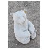 Concrete "Heavy" Bear Statue Yard Decor