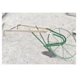 High-Wheel Wooden Handle Garden Push Plow