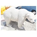 Concrete "Walking Bear" Statue Heavy Yard Decor