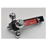 ATE Pro Triple Ball Hitch Mount w/ Hook