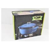 Lodge Enamel 4.5 Qt Cast Iron Dutch Oven