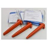 Plastic Bag Shelters w/ Stakes