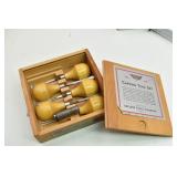 MILLERS FALLS TOOLS Carving Tool Set in Wood Box