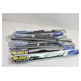 (8) ANCO AeroVantage Wiper Blades-Size 91-22