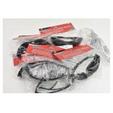 (6) ATE Pro Black Safety Glasses, (1) Clear Safety