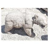 Concrete "Laughing Bear Cub" Statue Heavy Yard