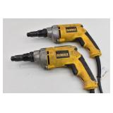 (2) DeWalt 268 VSR Versa Clutch Screwdrivers