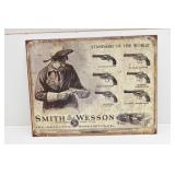 "Smith & Wesson" Metal Decor Sign DE Signs #1743