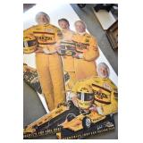 Pennzoil Racing Cardboard Advertising Signs