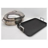 All-Clad Non-Stick Double Burner Grill & Stainless