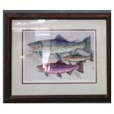 Andy Sewell "Trout of Many Colors" Watercolor