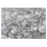 250 Ct 1/4" Sheet Metal Screws, 1" Long, 2# 2 oz
