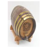 1982 Mini Portable Oval Wood Keg