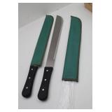 (2) ATE Pro Machetes 18"