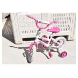 Pink Huffy Seastar Bike w/Training Wheels