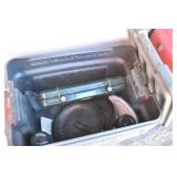 Rubbermaid Tote w/White Stag Camp Stove & Camping