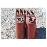 (2) 5 Gal. Jerry Cans