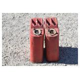 (2) 5 Gal. Jerry Cans