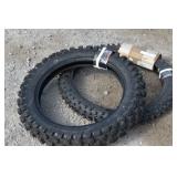 (2) DunLop 110/100-18 Tires