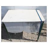 "Ideal" Vintage Wash Tub 2 Basins Green & White