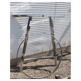 Round Clothes Hanging Rack Chrome Adjustable