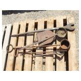 Collection of Long Handle Casting Ladle Dippers &