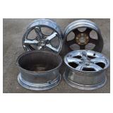 (4) Jeep Chrome Rims 17 x 7.5 J