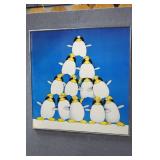 "Penguin Pyramid" Stewart Moskowitz 1977 Print