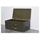 Large Wood Primitive Storage Box