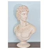 Classical Style Faux Marble Bust Statue