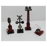 Vintage Tin Railroad Crossing Siginals