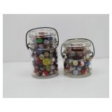 Atlas E-Z Seal Jars w/ Marble Collection