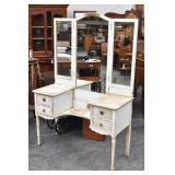 "Shabby-Chic" Vintage Mirrored Vanity