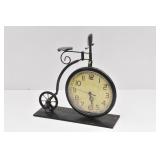 Decorative "Vintage Look" Bike Table Clock