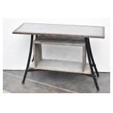 Farmhouse Rustic Barnwood Sofa Table