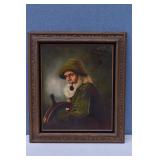 OLD SAILOR Original Canvas Oil Painting