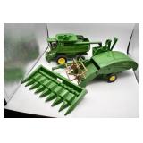 John Deere Diecast 9750 STS & John Deere #12A