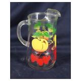 Mid Century Glass Juice Pitcher