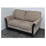 Ashley Furniture Pillow Back Gray Love Seat Sofa