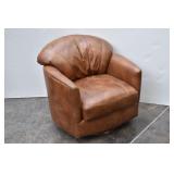 Leather Swivel Rocker/Glider Accent Chair