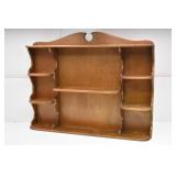Hanging Walnut Knick-Knack Shelf USA