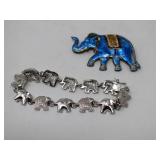 Elephant Pin, Elephant Bracelet