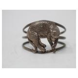 Open Back Bangle Leopard Bracelet