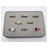 (8) Gold Filled Costume Jewelry Rings