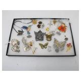 J J Birchhouse Pins, R & B Angel Pendant,